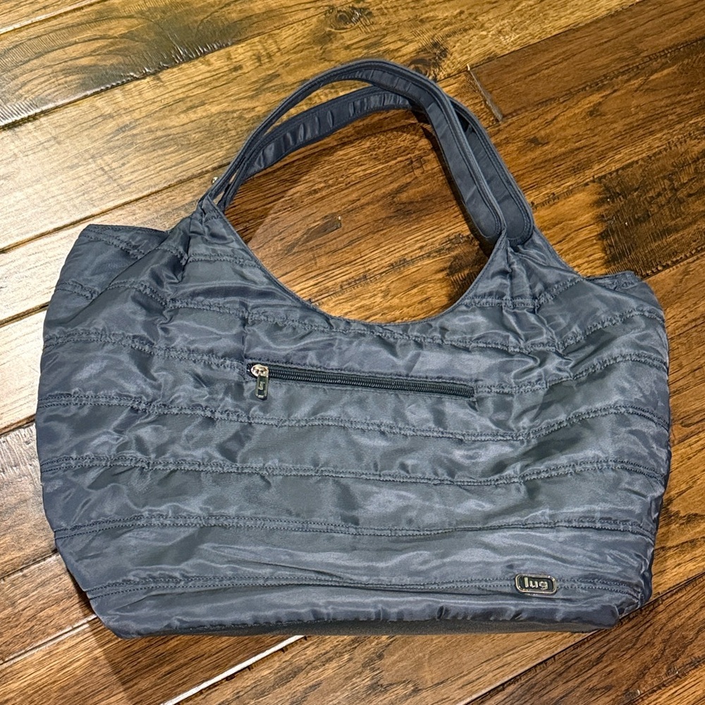 Quilted LUG bag tote purse with amazing external & internal pockets
